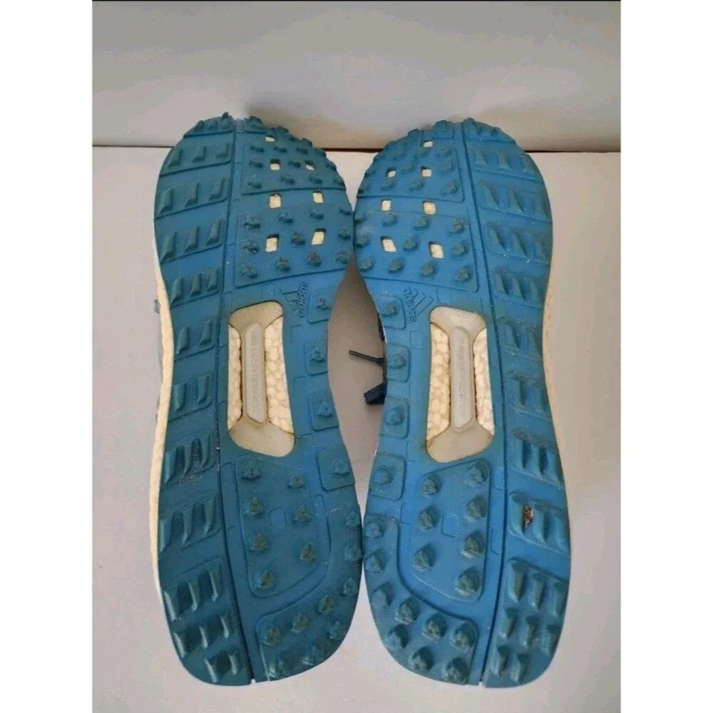 Adidas Crossknit Boost Golf Shoes - Blue & Gray Sneakers - Size 13